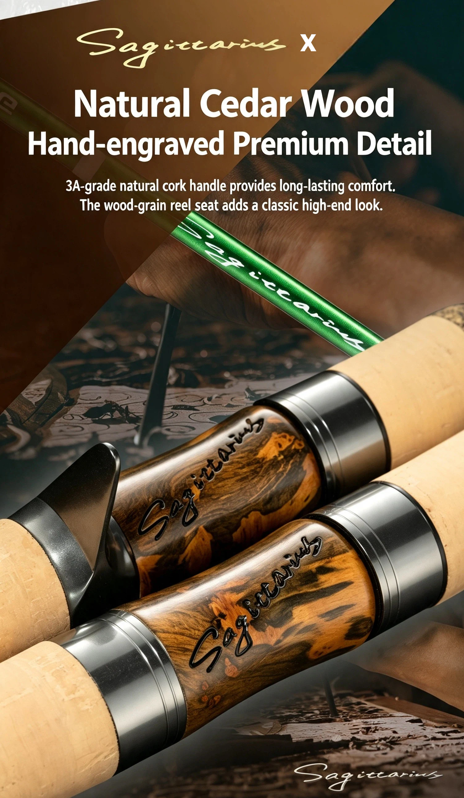 Sagittarius X Ultralight Trout Rod product detail 1