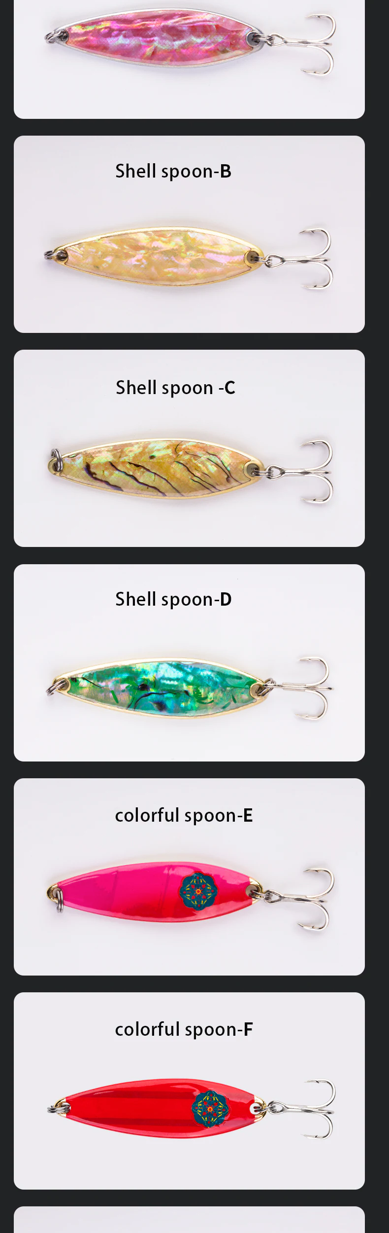 Chameleon Finish Spoon 7g / 10g / 15g product detail 5