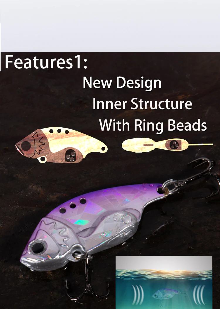Metal VIB with Internal Rattles 45mm / 15g product detail 3